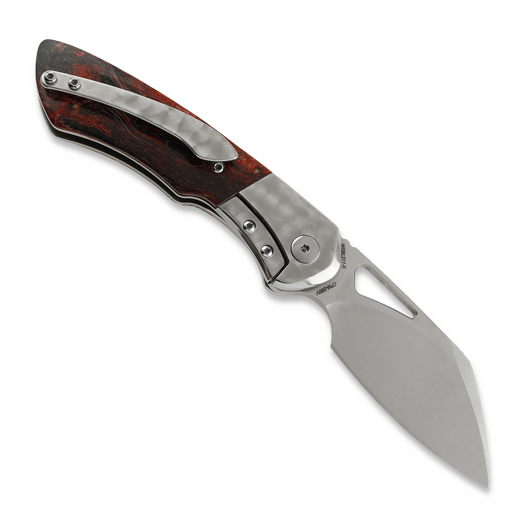 Olamic Cutlery WhipperSnapper BL Sheepsfoot, Jeweled Ti, Satin