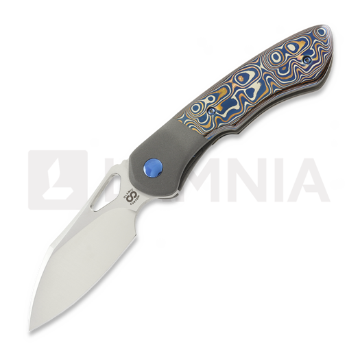 Couteau pliant Olamic Cutlery WhipperSnapper BL Wharnfoot, Fedokume Scales