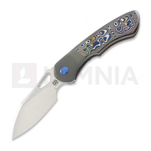 Couteau pliant Olamic Cutlery WhipperSnapper BL Wharnfoot, Fedokume Scales