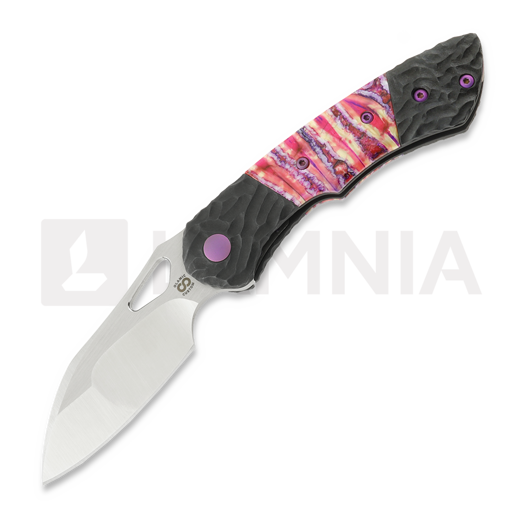 Coltello pieghevole Olamic Cutlery WhipperSnapper BL Wharnfoot, Flow Molten Mammoth Tooth