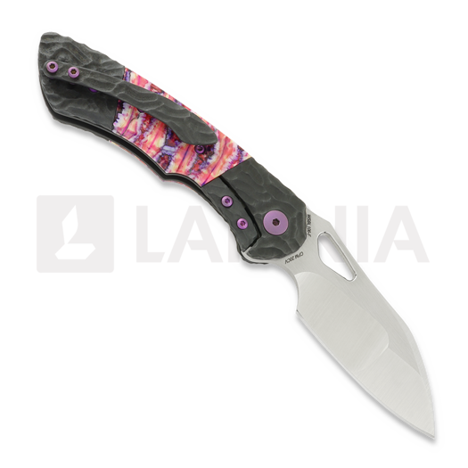 Coltello pieghevole Olamic Cutlery WhipperSnapper BL Wharnfoot, Flow Molten Mammoth Tooth