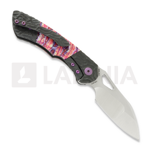 Coltello pieghevole Olamic Cutlery WhipperSnapper BL Wharnfoot, Flow Molten Mammoth Tooth