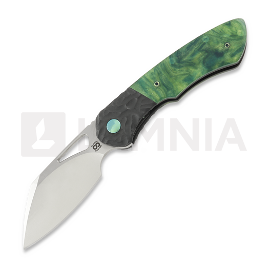Coltello pieghevole Olamic Cutlery WhipperSnapper BL Wharnfoot, Flow Molten Resin Composite