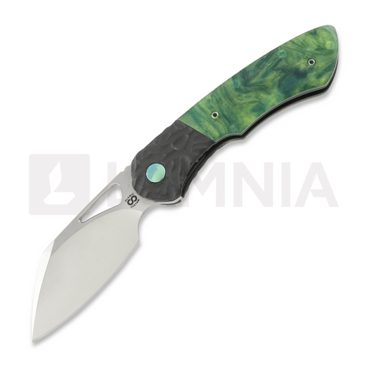 Coltello pieghevole Olamic Cutlery WhipperSnapper BL Wharnfoot, Flow Molten Resin Composite