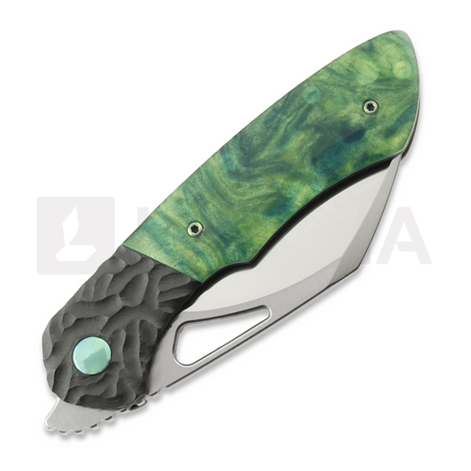 Coltello pieghevole Olamic Cutlery WhipperSnapper BL Wharnfoot, Flow Molten Resin Composite