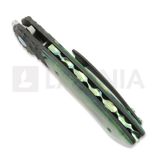 Coltello pieghevole Olamic Cutlery WhipperSnapper BL Wharnfoot, Flow Molten Resin Composite
