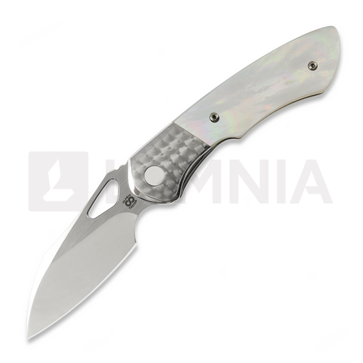 Olamic Cutlery WhipperSnapper BL Wharnfoot Taschenmesser, Mother Of Pearl