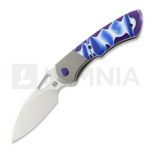 Couteau pliant Olamic Cutlery WhipperSnapper BL Wharnfoot, Resin Composite Scales