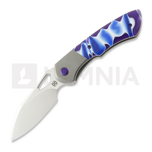 Couteau pliant Olamic Cutlery WhipperSnapper BL Wharnfoot, Resin Composite Scales