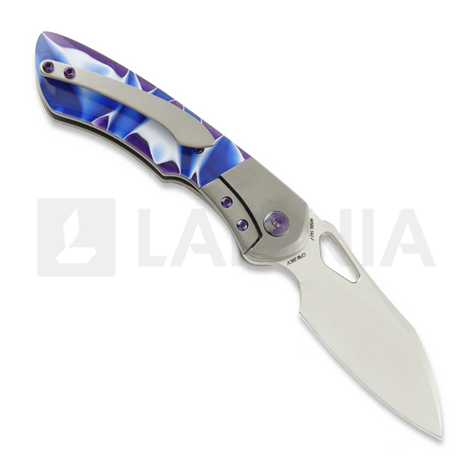 Couteau pliant Olamic Cutlery WhipperSnapper BL Wharnfoot, Resin Composite Scales