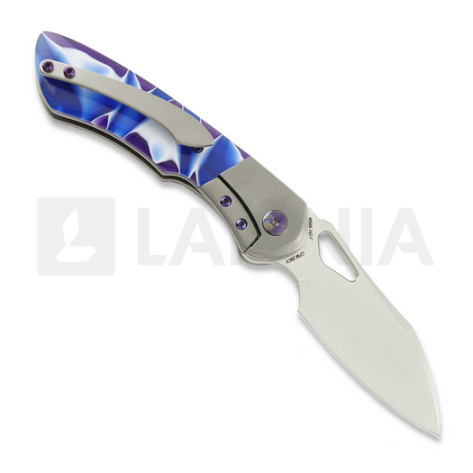 Couteau pliant Olamic Cutlery WhipperSnapper BL Wharnfoot, Resin Composite Scales