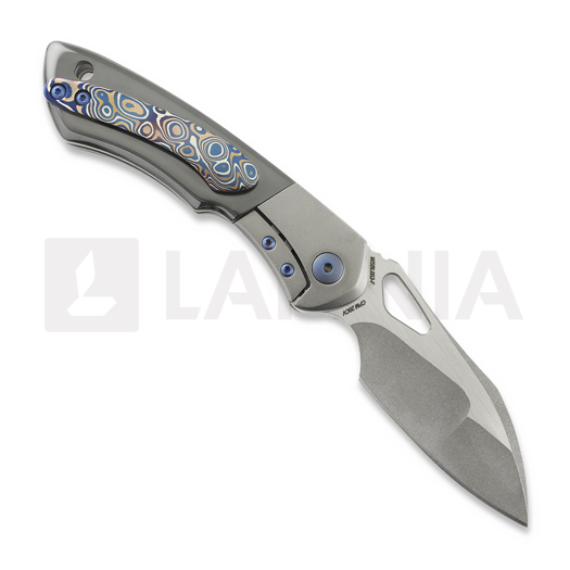 Olamic Cutlery WhipperSnapper BL Wharnfoot 折り畳みナイフ, Zirconium