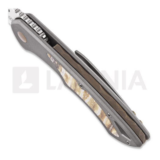 Olamic Cutlery WhipperSnapper sheepfoot sulankstomas peilis