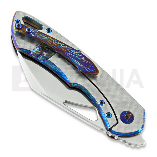 Olamic Cutlery WhipperSnapper Sheepsfoot sulankstomas peilis