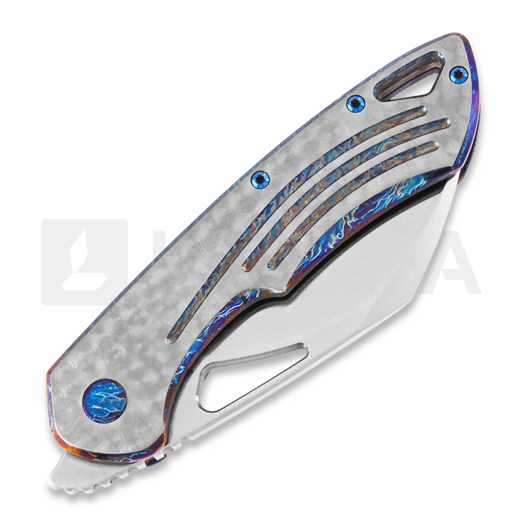 Olamic Cutlery WhipperSnapper Sheepsfoot sulankstomas peilis