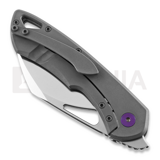 Olamic Cutlery WhipperSnapper WS080-S sulankstomas peilis, sheepsfoot