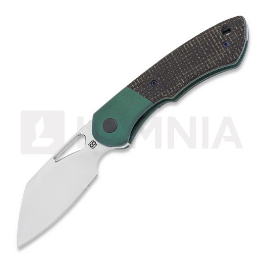 Olamic Cutlery WhipperSnapper WSBL208-S 접이식 나이프, sheepfoot