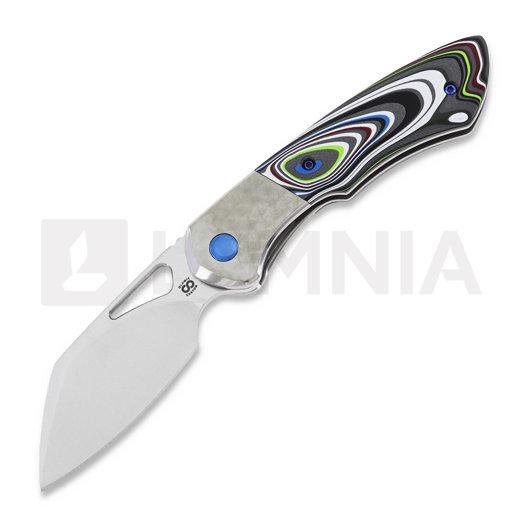 Olamic Cutlery WhipperSnapper WSBL212-S 접이식 나이프, sheepfoot