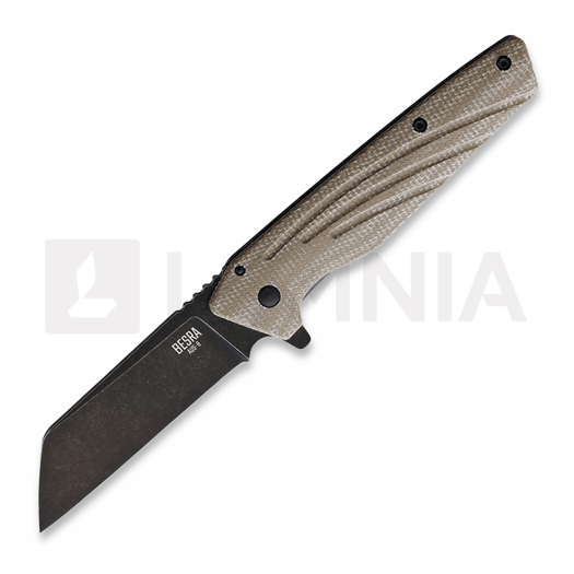 Coltello pieghevole Ontario Besra, marrone 9000