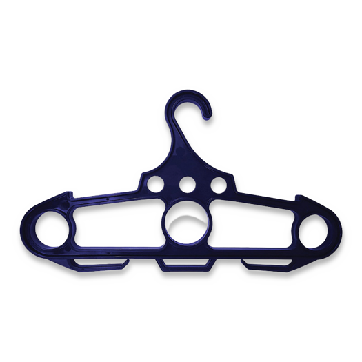 Ontario Jericho Bear Back Hanger, blå 0400BLU