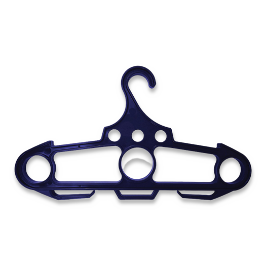 Ontario Jericho Bear Back Hanger, zils 0400BLU