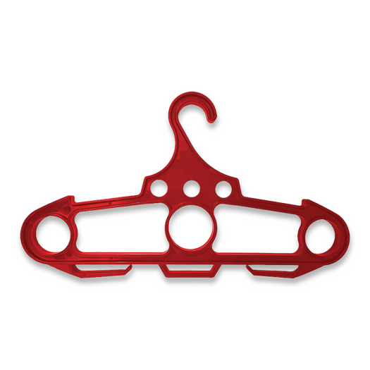 Ontario Jericho Bear Back Hanger, rood 0400RED