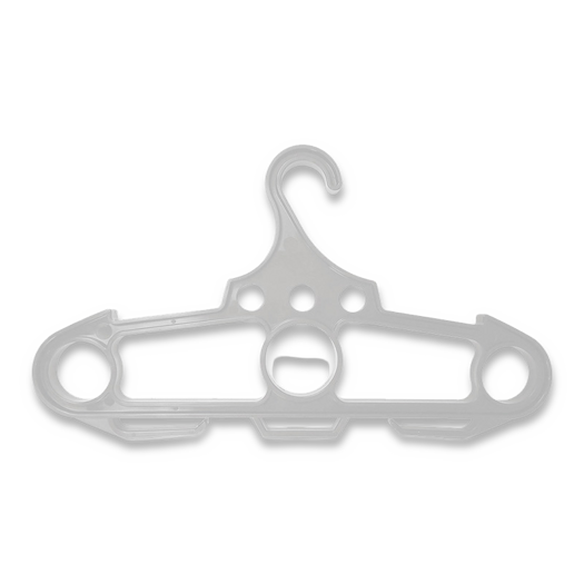 Ontario Jericho Bear Back Hanger, hvit 0400WHT