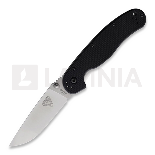 Saliekams nazis Ontario Rat 1.5 - Magnacut - G10, melns 8880