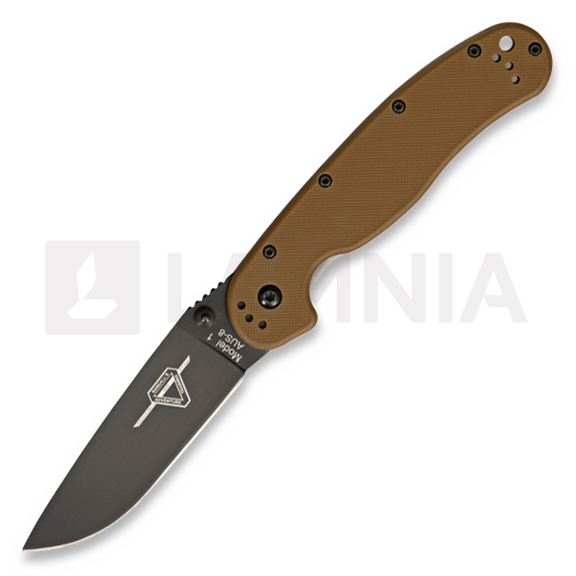 Ontario RAT-1 kääntöveitsi, ruskea/musta 8846CB