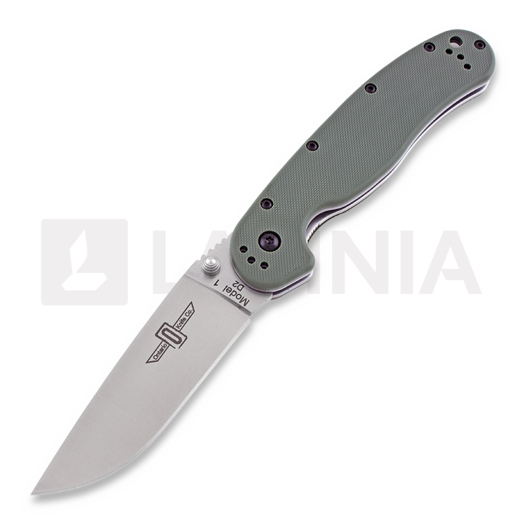 Couteau pliant Ontario RAT-1 D2, vert 8867OD