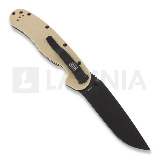 Couteau pliant Ontario RAT-1, desert tan/noir 8846DT