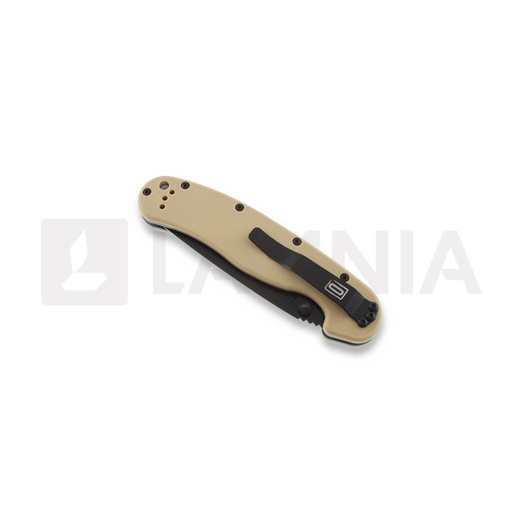 Couteau pliant Ontario RAT-1, desert tan/noir 8846DT