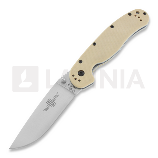 Ontario RAT-1 kääntöveitsi, desert tan/satin 8848DT