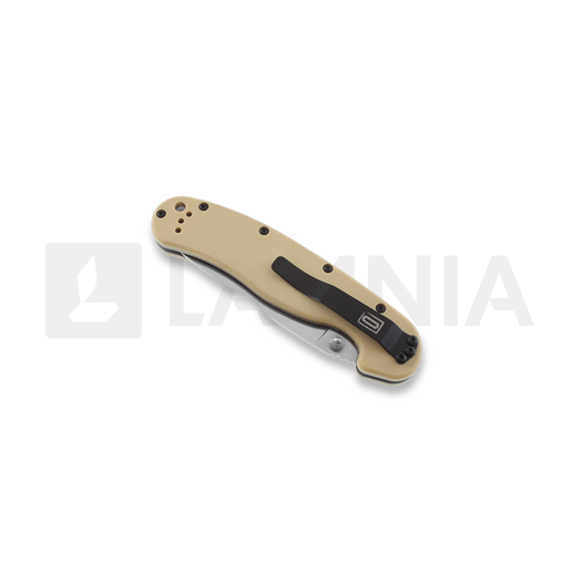 Couteau pliant Ontario RAT-1, desert tan/satin 8848DT