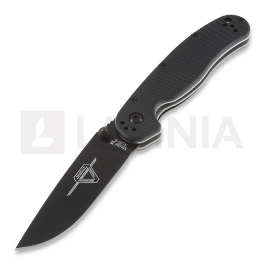 Ontario RAT-2 k&auml;&auml;nt&ouml;veitsi, musta, musta 8861
