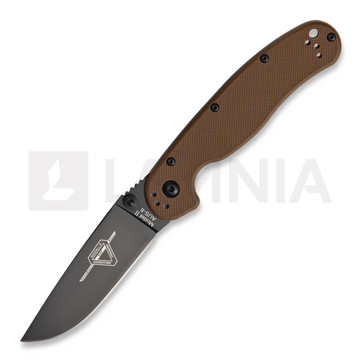 Ontario RAT-2 kääntöveitsi, musta, ruskea 8861CB