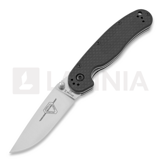 Ontario RAT-2 D2 Carbon Fibre CF kääntöveitsi, satin 8832