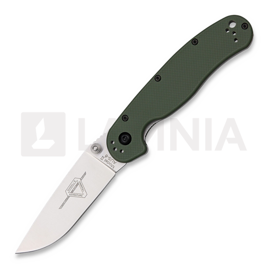 Nóż składany Ontario RAT-2, zielona/satin 8860OD