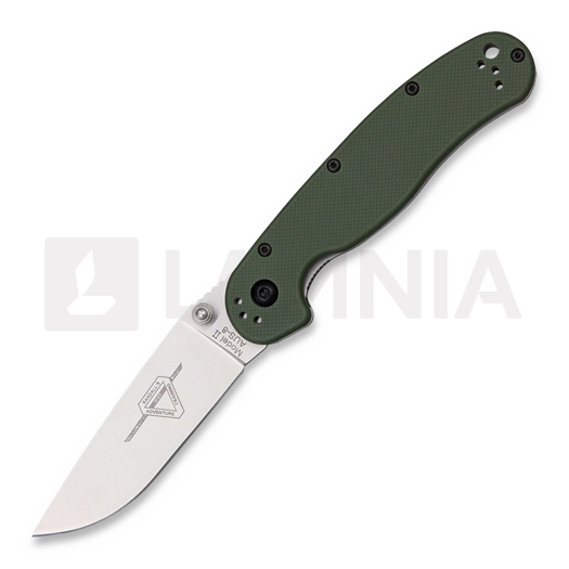 Navalha Ontario RAT-2, verde/satin 8860OD