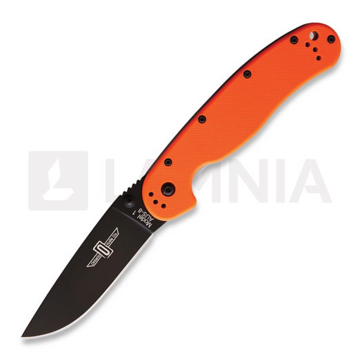Ontario RAT I foldekniv, orange, sort 8846OR