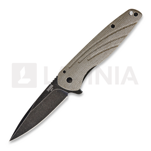 Ontario Shikra sklopivi nož, natural canvas micarta 8599