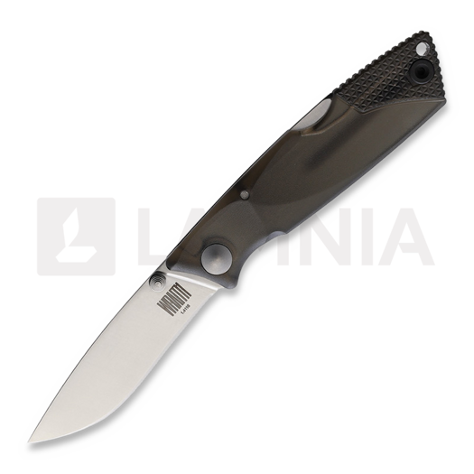 Ontario Wraith Lockback Ice Series foldekniv, sort 8798SMK