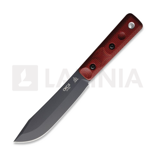 Faca Ontario XL Hunter Micarta, preto, vermelho 7026B