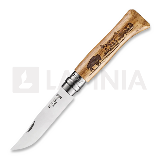 Opinel No 8 Folder 折り畳みナイフ, Bison