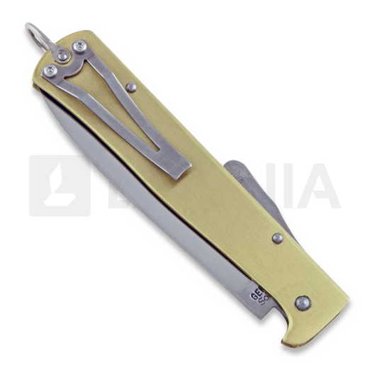 Briceag Otter Mercator Clip Carbon, brass