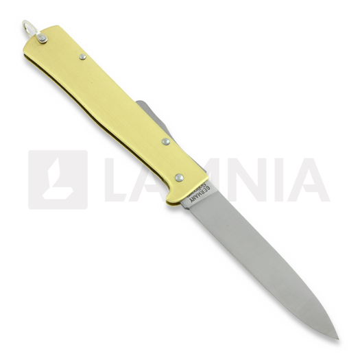 Otter Mercator Large pocket knife folding knife, brass