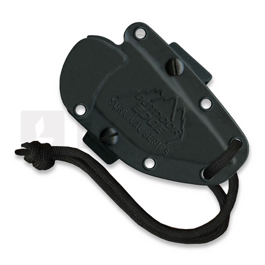 Outdoor Edge Le Duck halskniv, sort