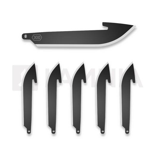 Outdoor Edge Razor VX Replacement Blades Drop Point, schwarz