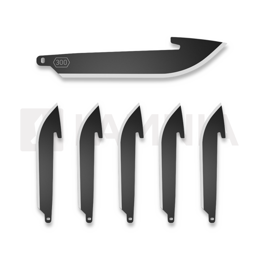 Outdoor Edge Razor VX Replacement Blades Drop Point, 黒