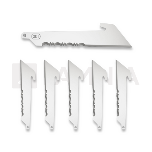 Outdoor Edge Razor VX Replacement Blades Utility, savtakket, sort